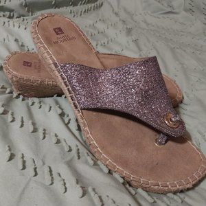 White Mountain Wedge Sandal